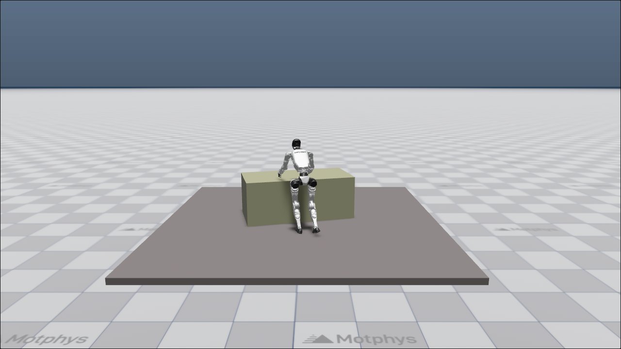 MotrixSim — G1 climb (motion tracking) preview