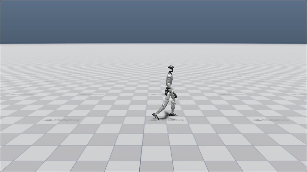MotrixSim — G1 shuttle run (motion tracking) preview