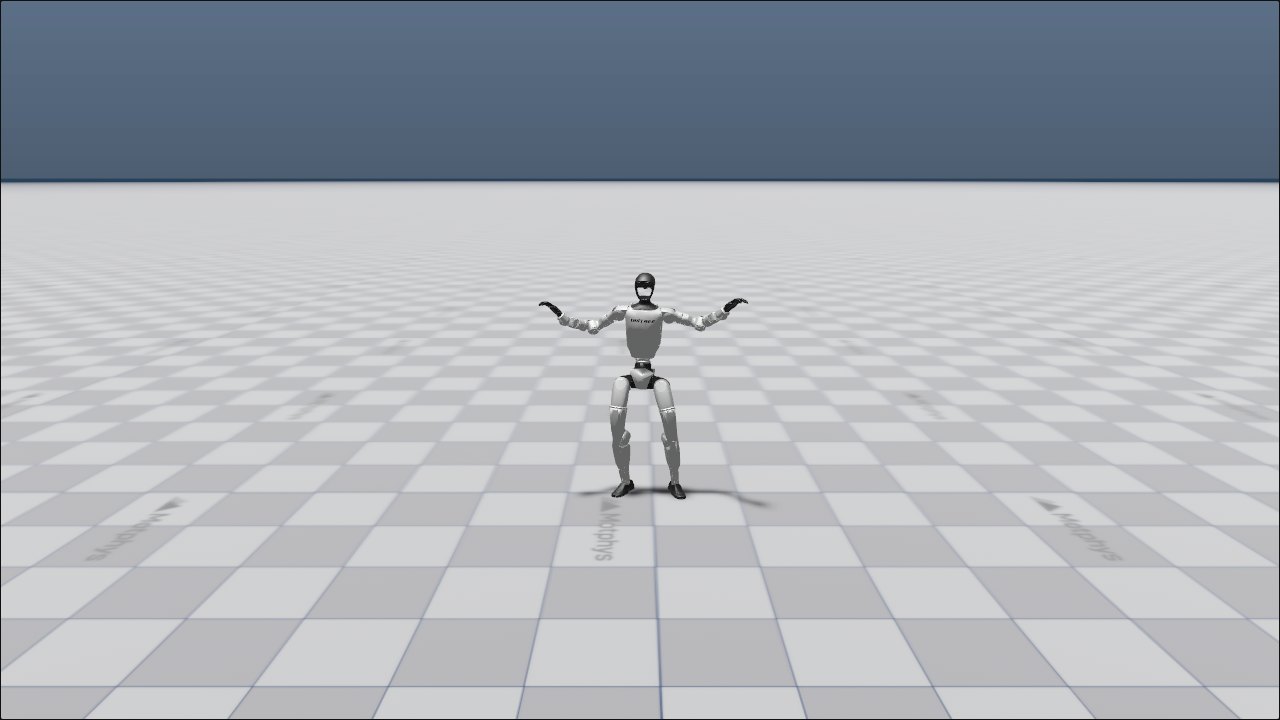 MotrixSim — G1 dance (SAC WBT) preview
