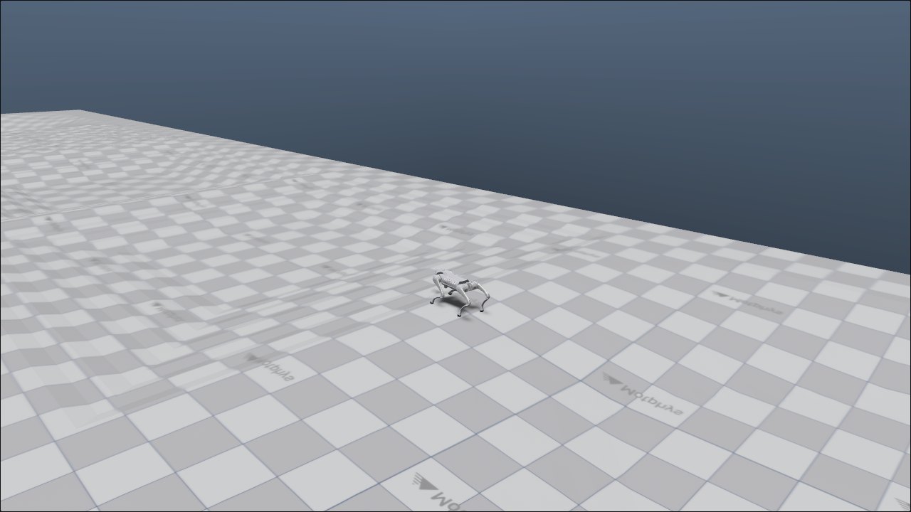 MotrixSim — Go2 joystick (rough terrain) preview