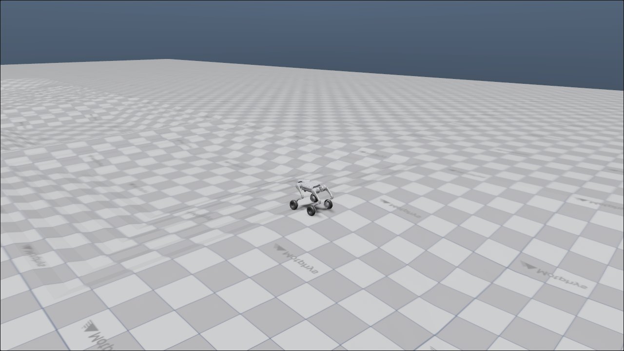 MotrixSim — Go2W tiles (rough) preview